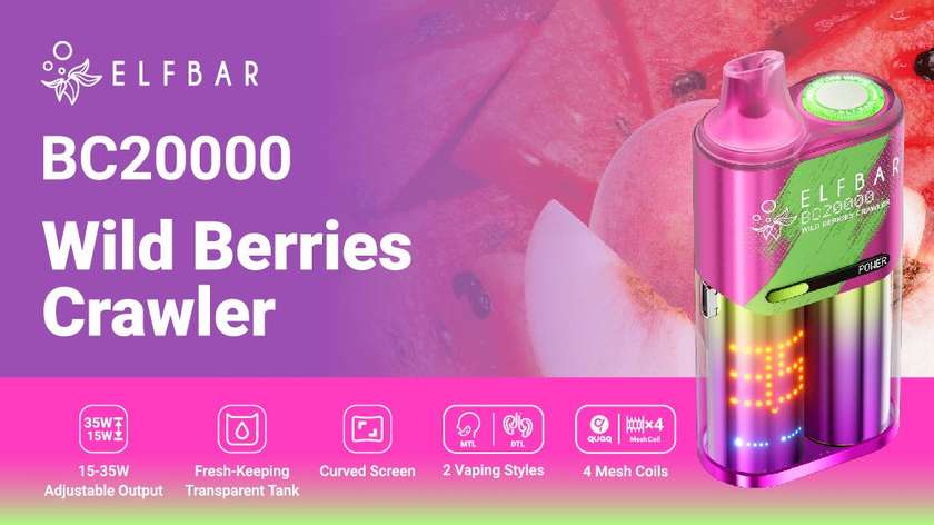 ELFBAR BC20000 WILD BERRIES CRAWLER