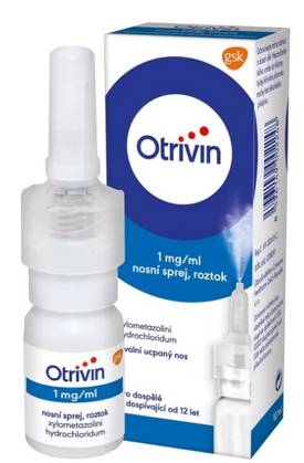 OTRIVIN 1MG/ML 10 ml nasal spray