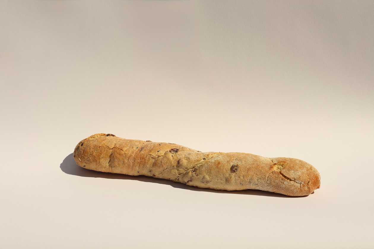 Baguette with Grapes and Cranberries