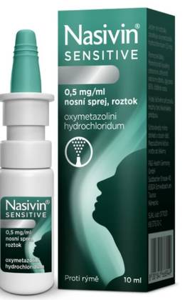 NASIVIN SENSITIVE 0.05% Nasal Spray 10 ml