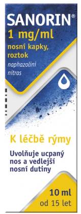 Sanorin 1MG/ML Nasal Drops 10 ml