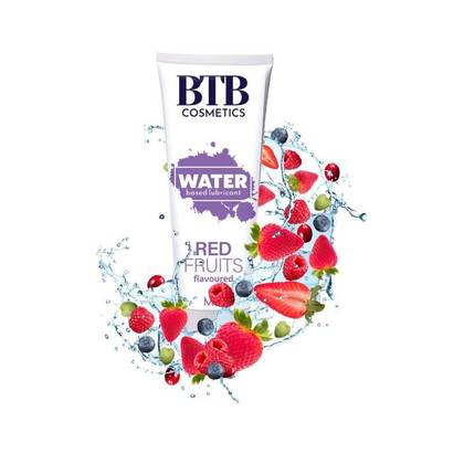 Flavored Water-Based Lubricant - Red Fruits