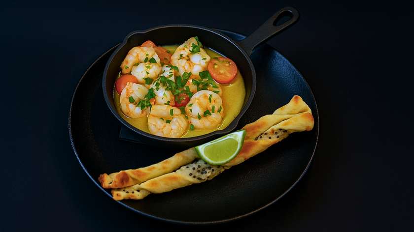 Krevetės neaštrios