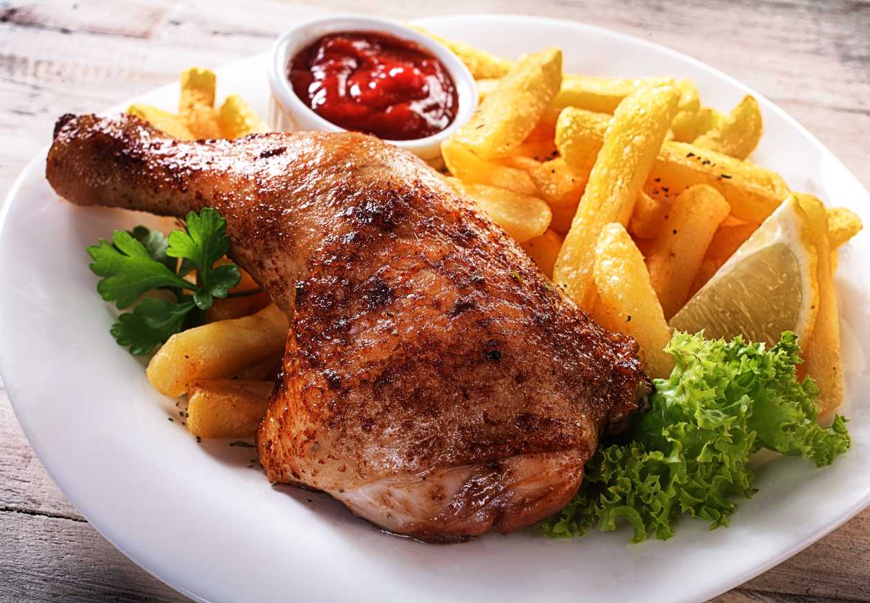 Bbq Chicken and Chips