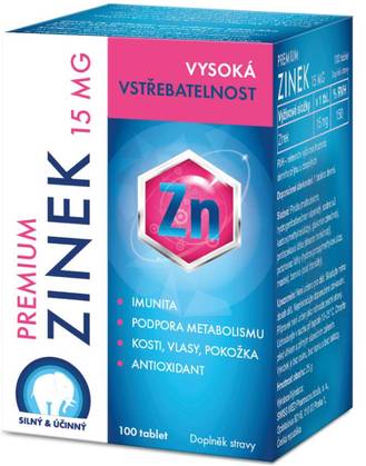 Zinc 15 mg 100 tablets