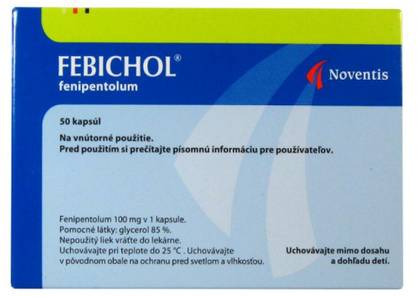 FEBICHOL 100 mg 50 capsules