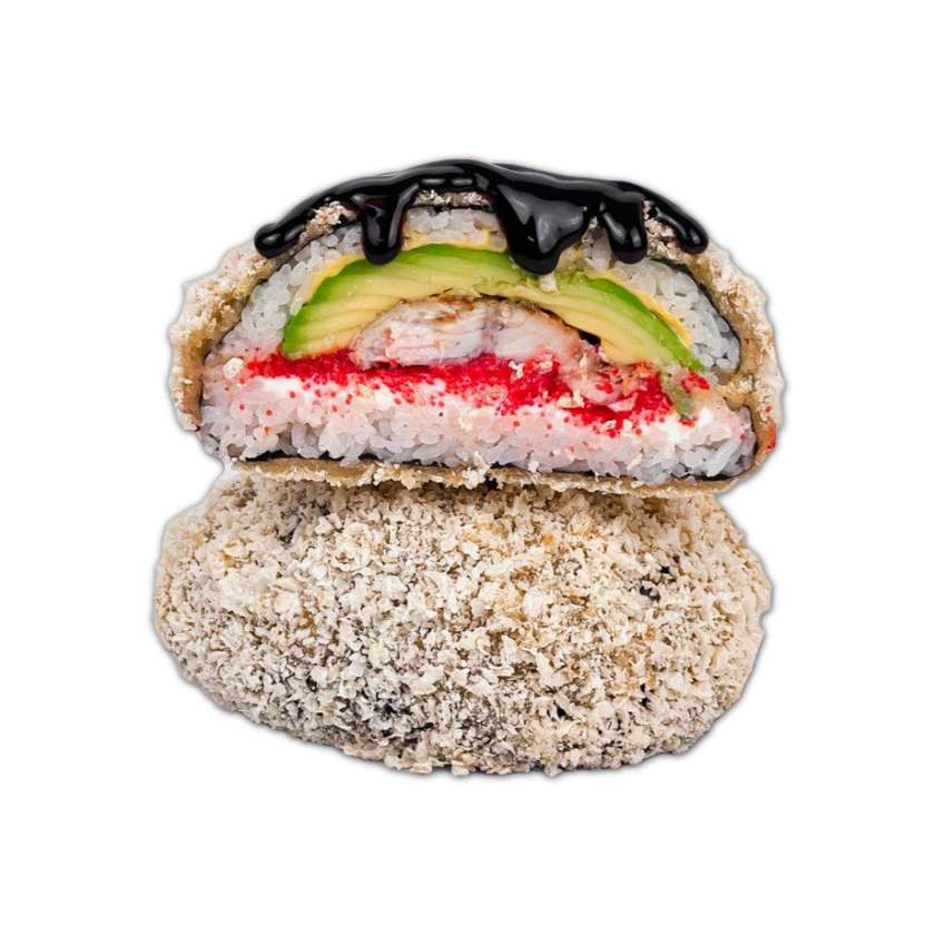 Sushi Burger with Eel