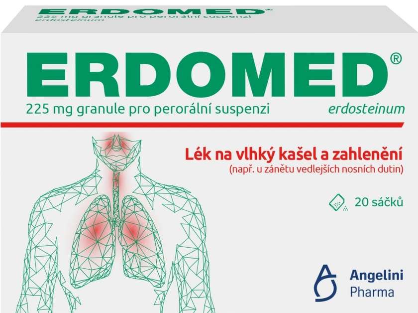 Erdomed 225 mg 20 sachets