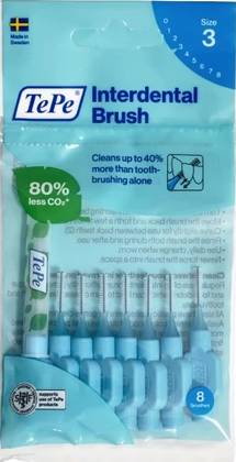 TePe Interdental Brushes Size 3 Blue 8pcs