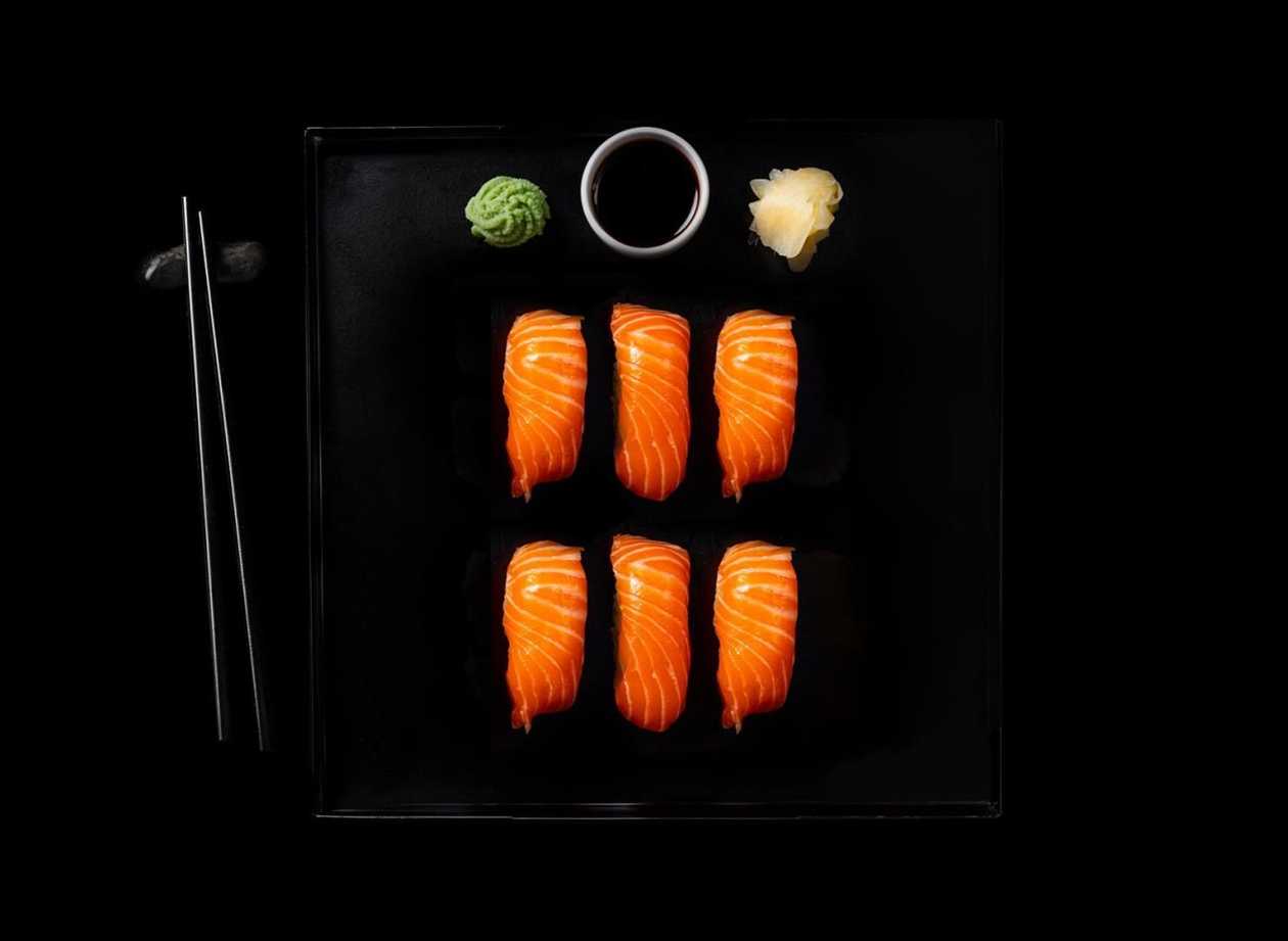Nigiri salmon, 6 pcs