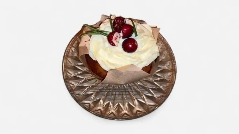 Muffin żurawinowy