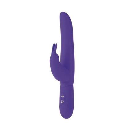 Silicone Bounding Bunny Vibrator - Purple