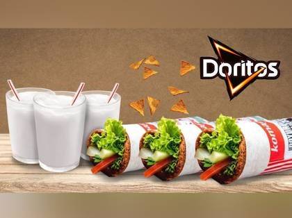 3 Doritoslu Mega Dürüm + 3 ayran