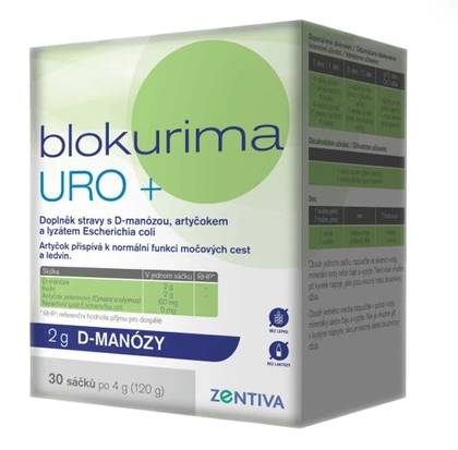 Blokurima URO+ 2g D-Mannose Sachets 30x4g