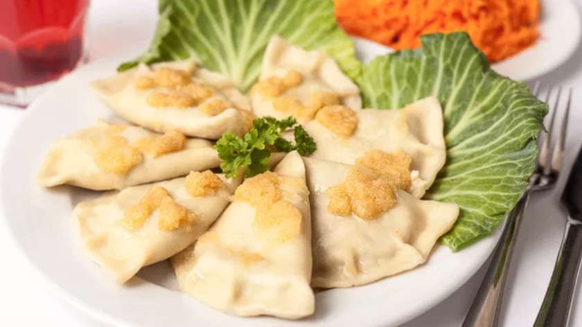 Pierogi z Kapustą i Grzybami (7 szt.)
