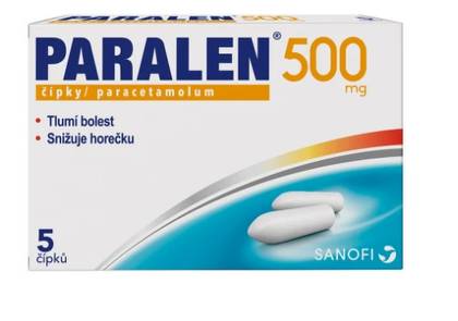 PARALEN 500 mg 5 Suppositories