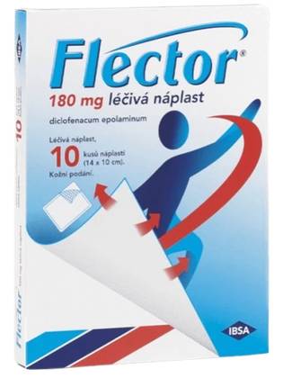 FLECTOR 180 mg medicated patches 10 pcs
