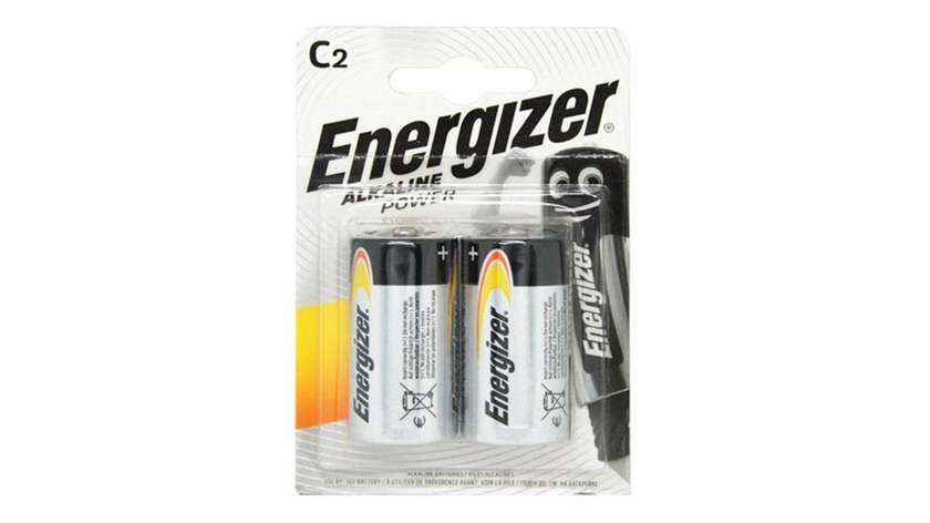 Ενεργειακές αλκαλικές μπαταρίες Energizer Type C, συσκευασία των 2