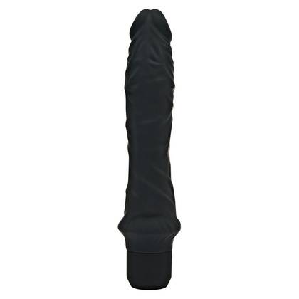 Long Black Silicone Vibrator