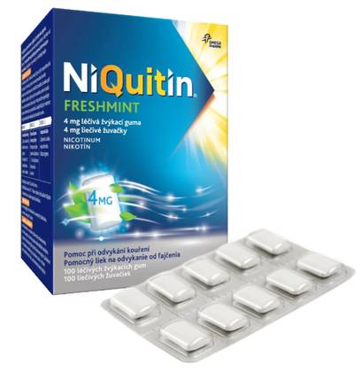 NiQuitin Freshmint 4mg, 100 Chewable Tablets