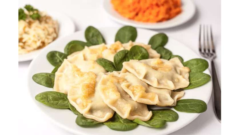 Pierogi ze Szpinakiem (7 szt.)