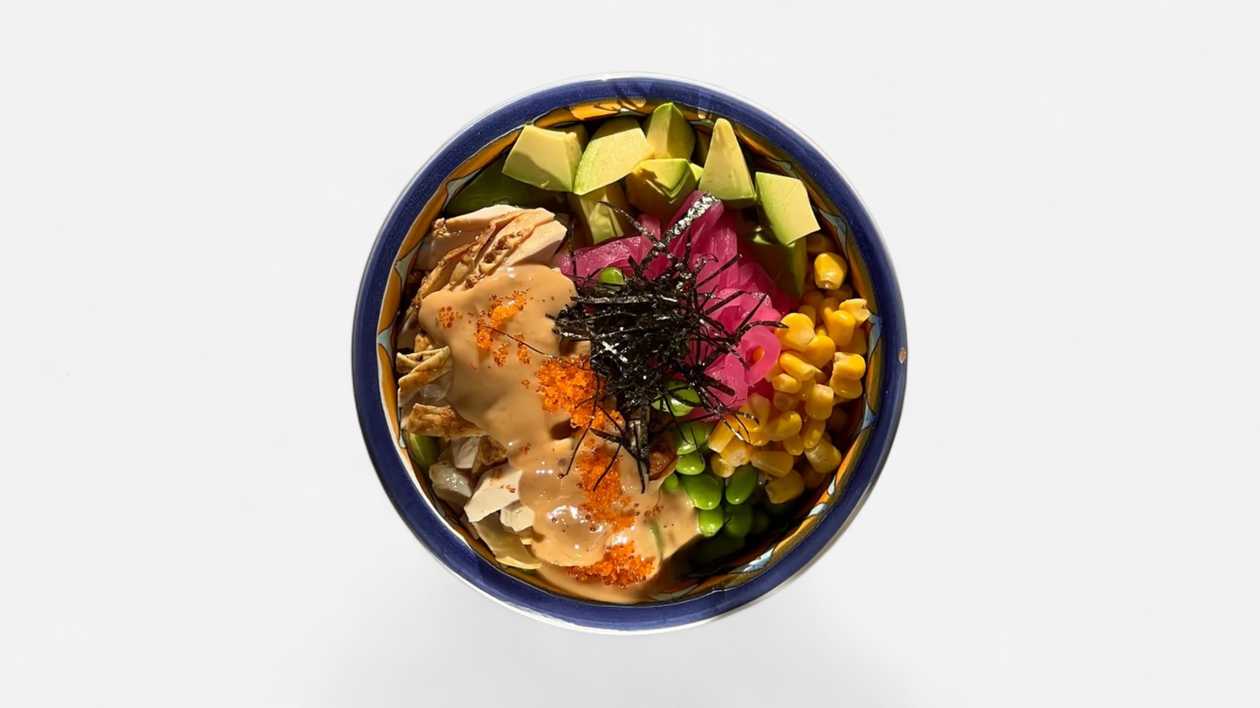Chicken Avocado Poke Bowl