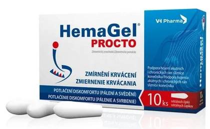 HemaGel PROCTO 10pcs rectal suppositories II