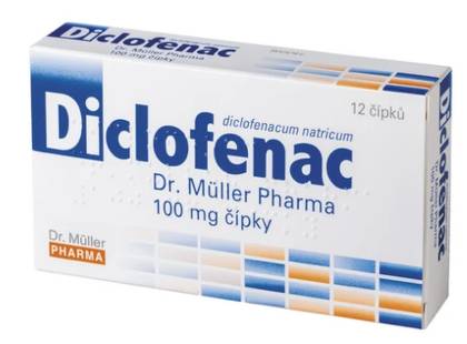 DR. MÜLLER DICLOFENAC 100 mg 12 Suppositories