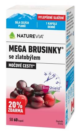 NatureVia Mega Cranberry 60 Capsules