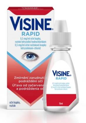 VISINE RAPID 0.5 mg/ml eye drops, 15 ml
