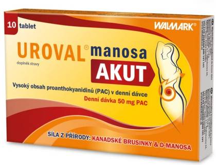 Uroval Manosa AKUT 10 tablets