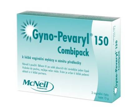 Gyno-Pevaryl Combipack 150mg 3 Vaginal Suppositories + 15g Cream
