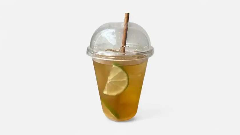 Iced tea mięta z marakują i limonką