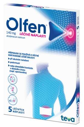 OLFEN 140 mg medicated plasters 5 pcs