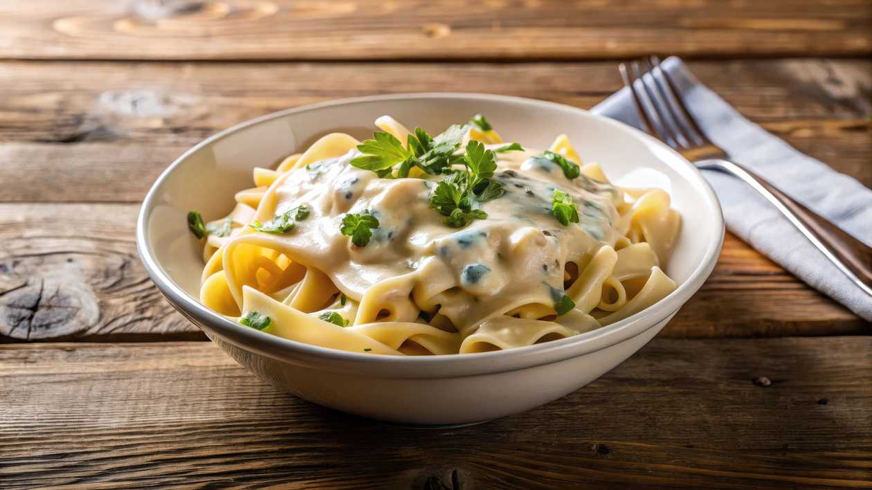 Pasta with Cheese Sauce