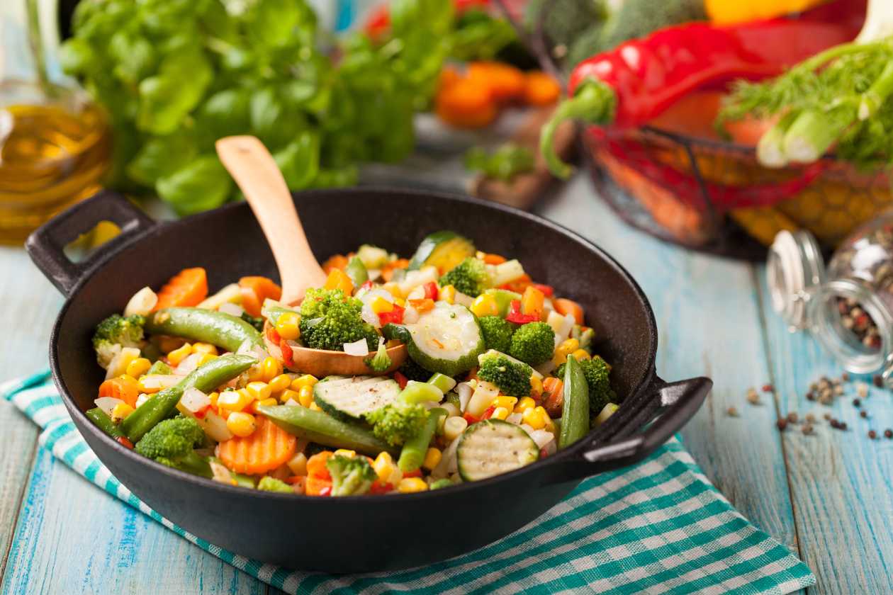 Beans with Vegetables