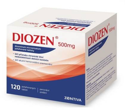 DIOZEN 500 mg 120 tablets