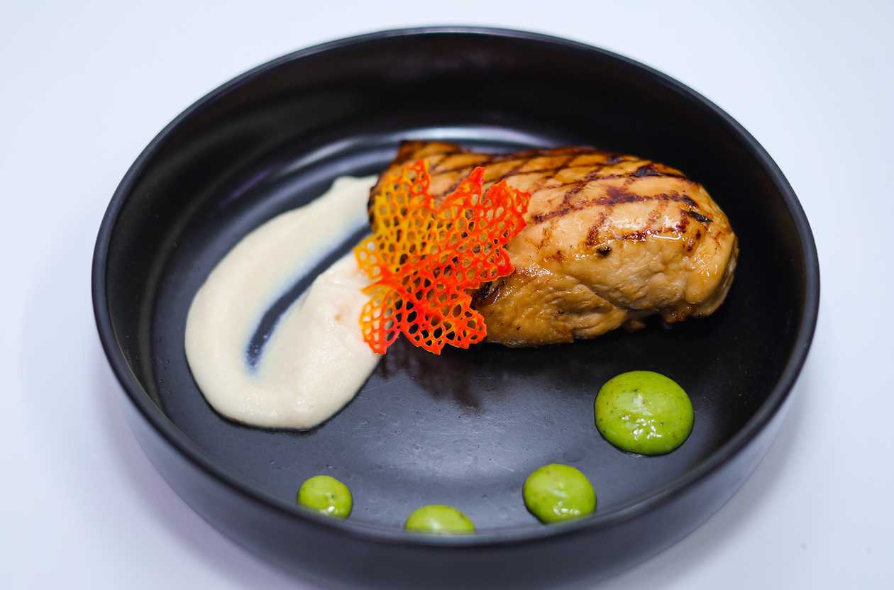 Chicken Steak in Orange Glaze