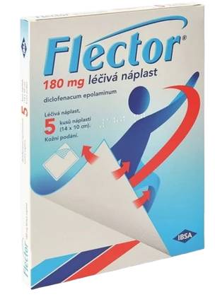 FLECTOR 180 mg medicated patches 5 pcs