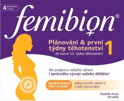 Femibion 1 Planning and First Weeks of Pregnancy 28 Tablets