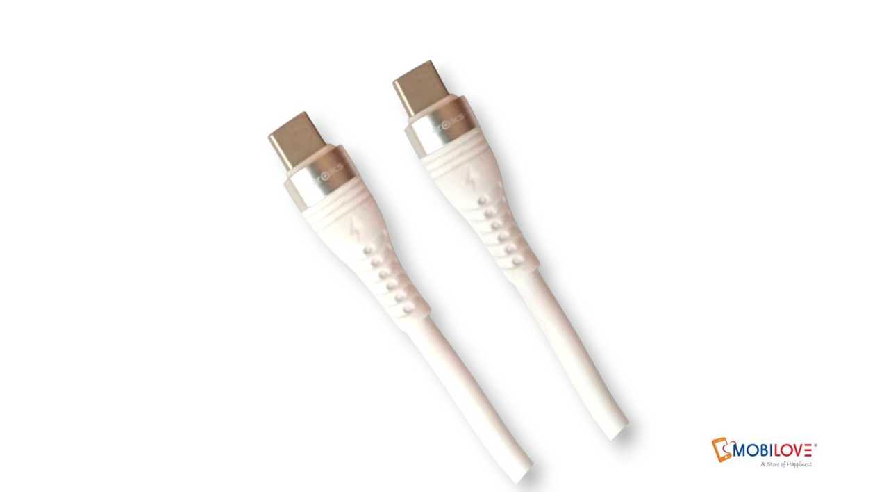Euroacs EU-Z095, Type C to Type C Cable 60W, White