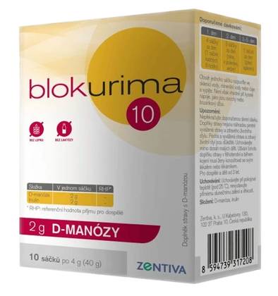 Blokurima 2g D-Mannose Sachets 10x4g