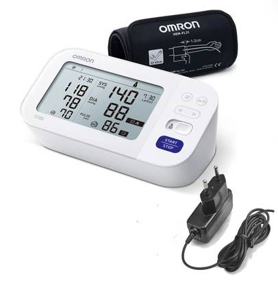 OMRON M6 Comfort AFib Upper Arm Blood Pressure Monitor + AC Adapter