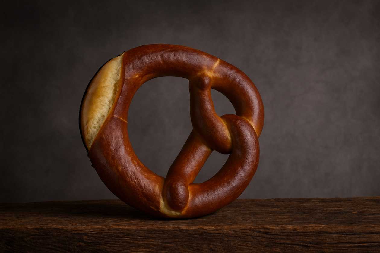 Pretzel with salted butter