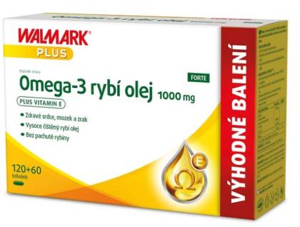 Walmark Omega-3 Fish Oil 1000mg 120+60 Capsules