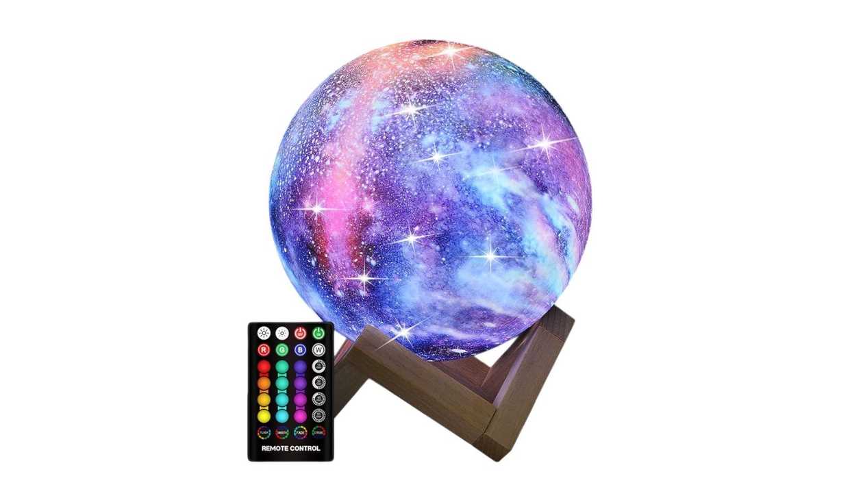 Moon Lamp Galaxy - Color Changing (15 cm-Remote Controlled)