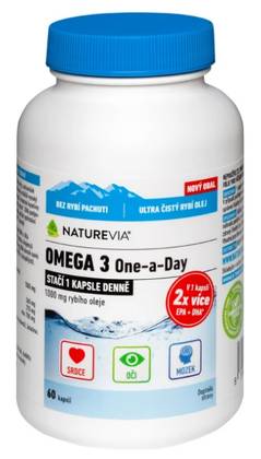 NatureVia Omega 3 One a Day 60 capsules