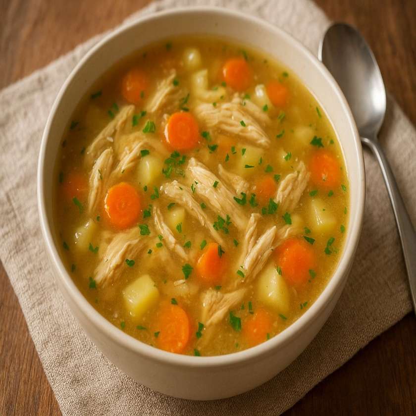 Kuřecí polévka - (Chicken soup)