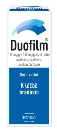 DUOFILM 167 mg/g + 167 mg/g Topical Solution 15 ml