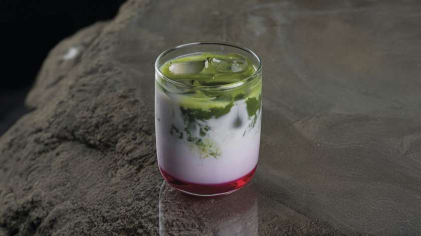 Iced Matcha Cherry